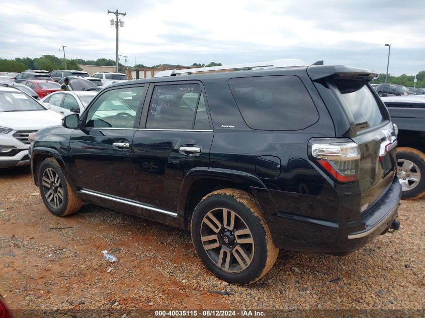2016 TOYOTA 4RUNNER LIMITED - JTEBU5JR9G5352235
