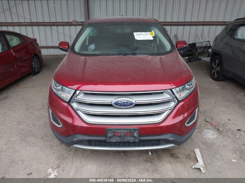 2016 Ford Edge Titanium VIN: 2FMPK4K98GBC37156 Lot: 40035165