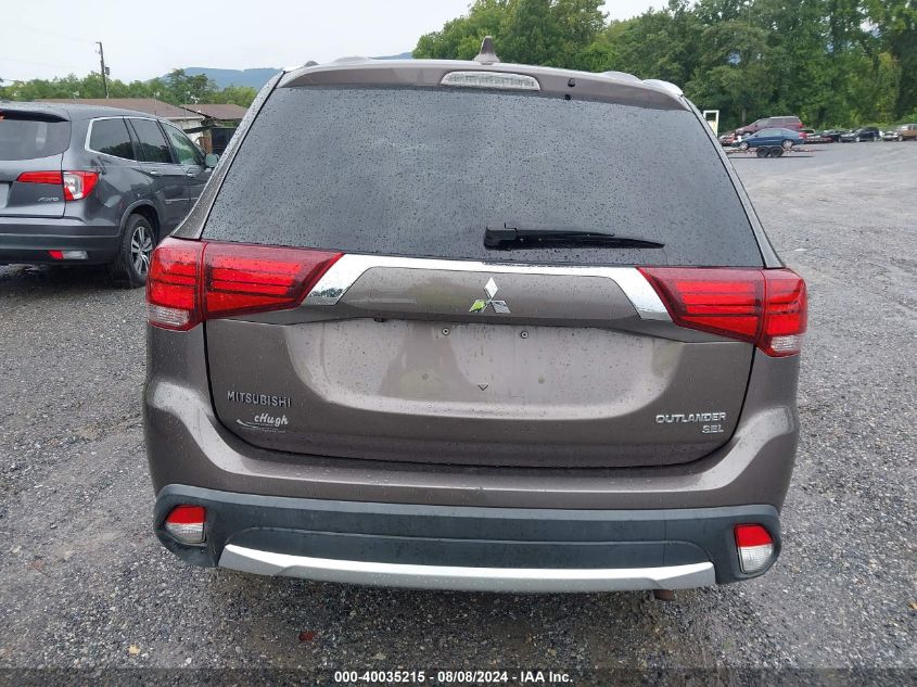 2017 Mitsubishi Outlander Se/Sel VIN: JA4AZ3A33HZ038358 Lot: 40035215