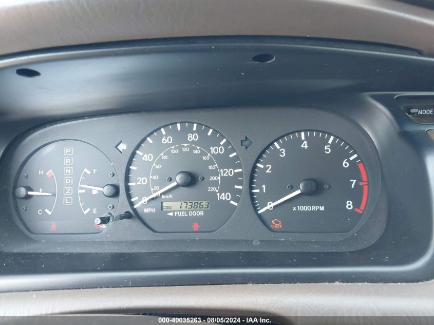 2000 Toyota Camry Le VIN: JT2BG22K0Y0421607 Lot: 40035263