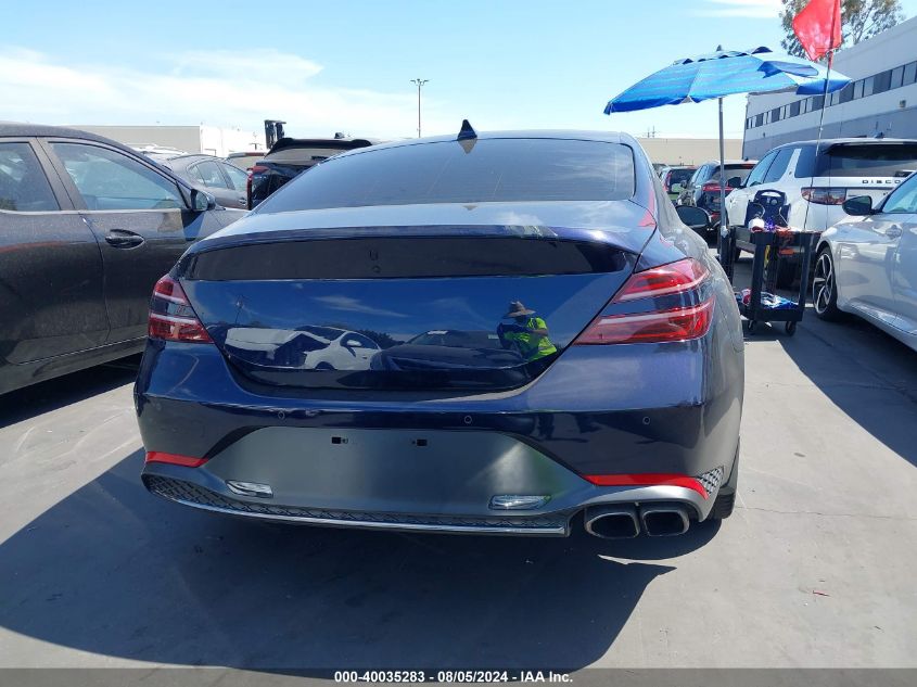 2023 Genesis G70 2.0T Awd VIN: KMTG34TA5PU121970 Lot: 40035283