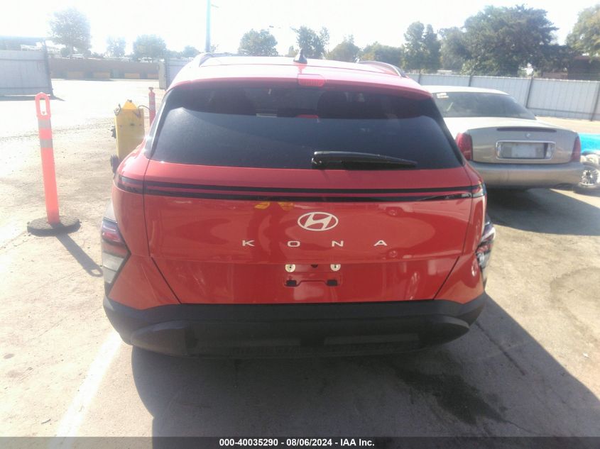 2024 Hyundai Kona Sel VIN: KM8HB3AB8RU116319 Lot: 40035290