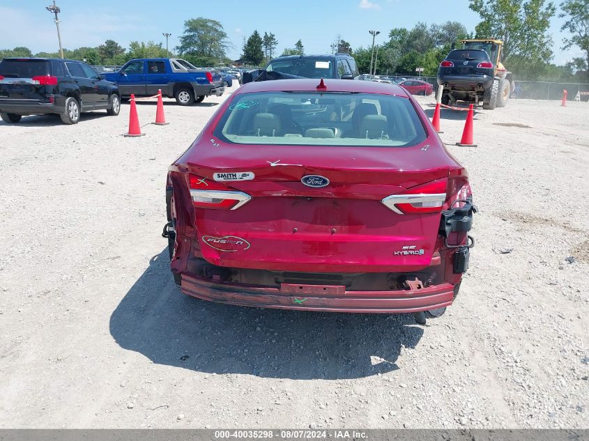 2019 Ford Fusion Hybrid Se VIN: 3FA6P0LUXKR205998 Lot: 40035298