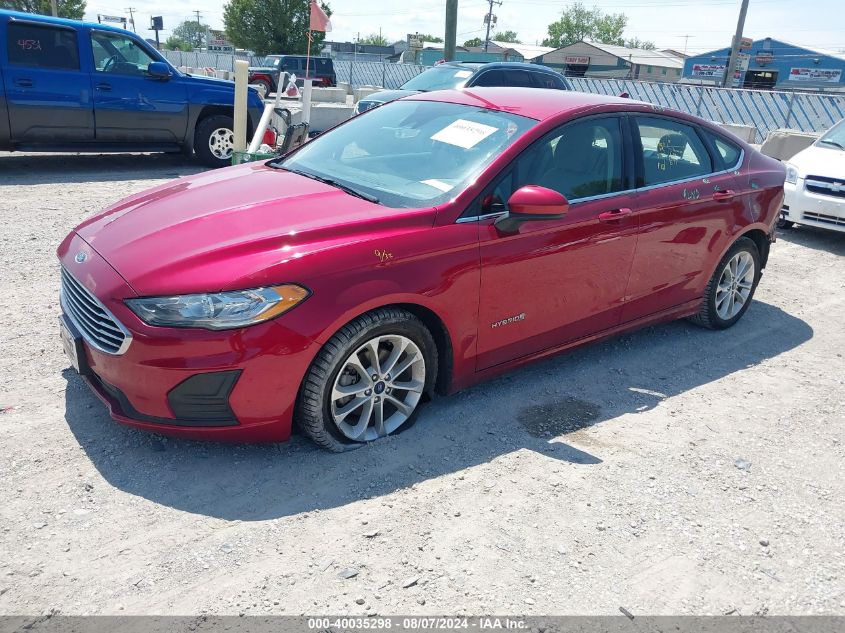 3FA6P0LUXKR205998 2019 FORD FUSION - Image 2