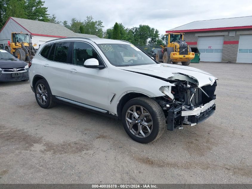 2023 BMW X3 XDRIVE30I - WBX57DP07PN242492