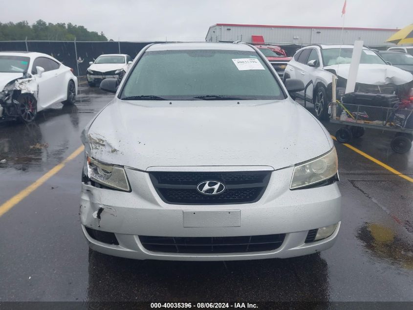 2006 Hyundai Sonata Gls V6/Lx V6 VIN: 5NPEU46F66H029186 Lot: 40035396