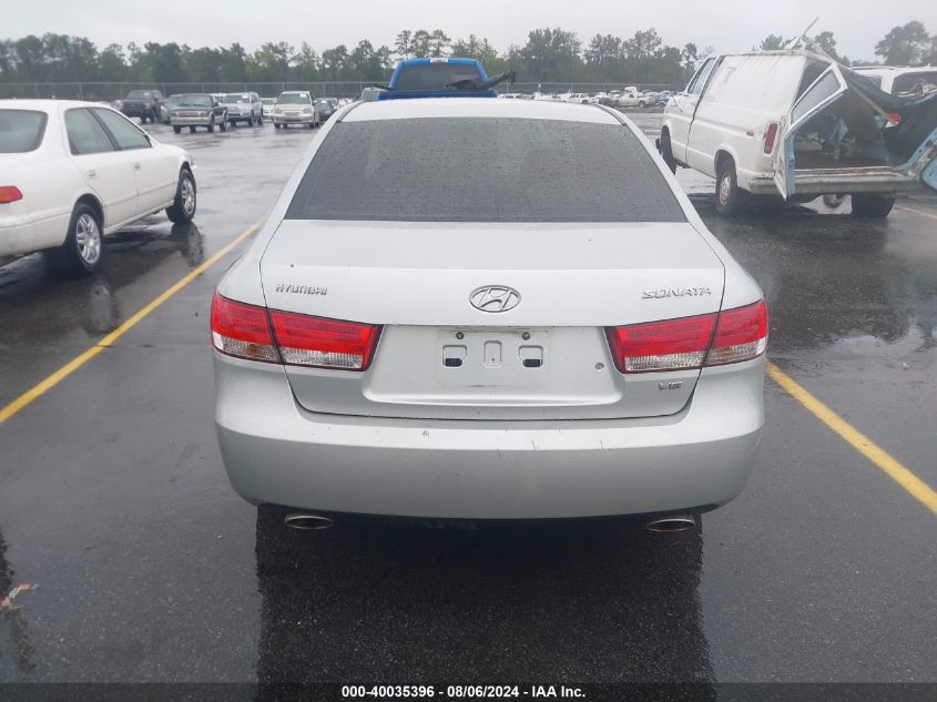 2006 Hyundai Sonata Gls V6/Lx V6 VIN: 5NPEU46F66H029186 Lot: 40035396