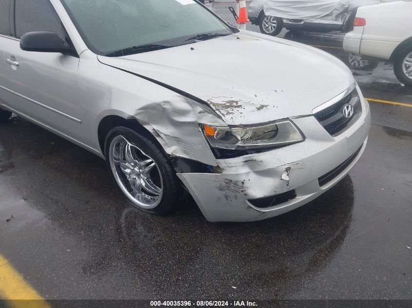 2006 Hyundai Sonata Gls V6/Lx V6 VIN: 5NPEU46F66H029186 Lot: 40035396