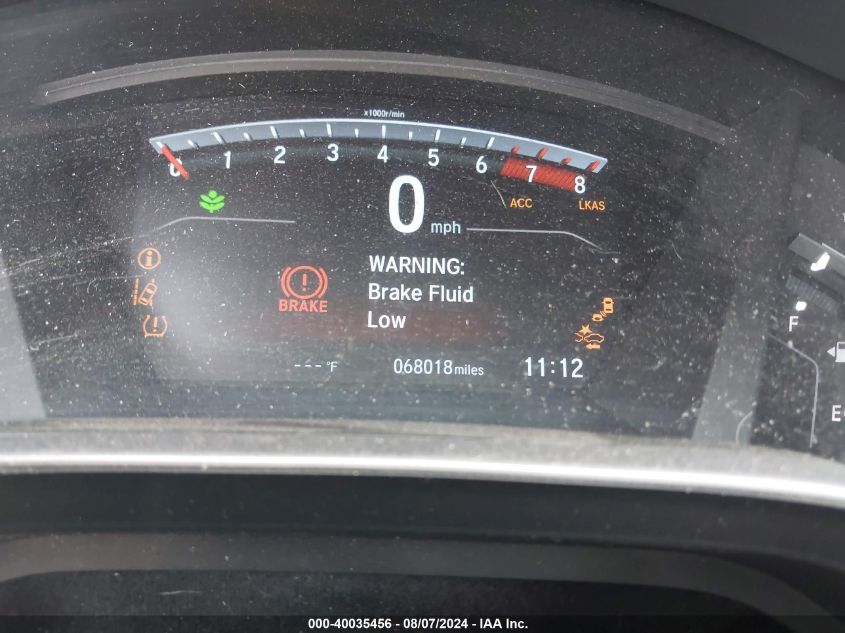 2018 Honda Cr-V Ex VIN: 7FARW2H55JE070053 Lot: 40035456