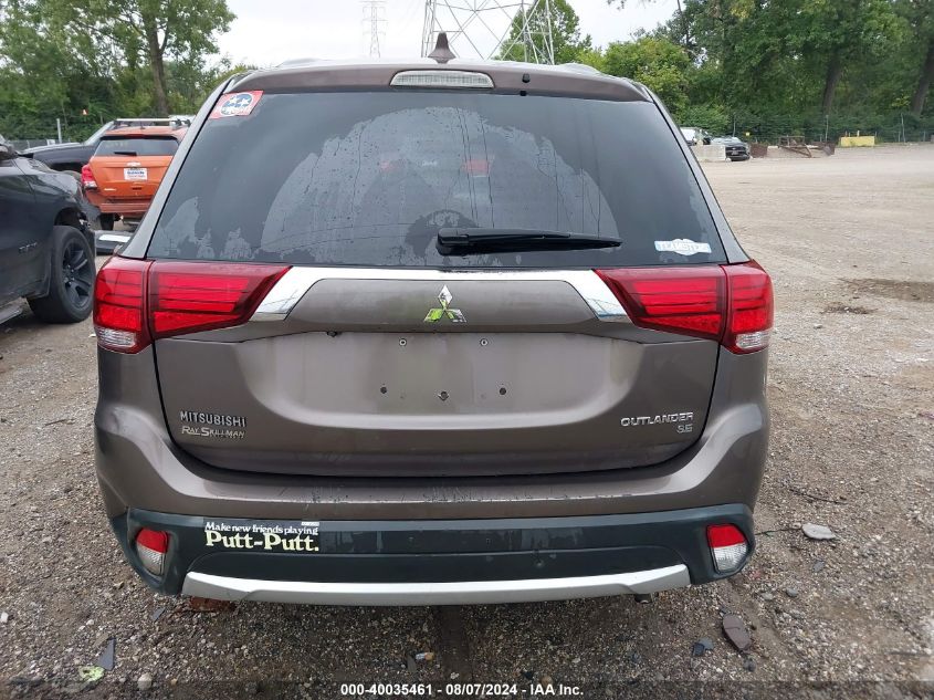 2018 Mitsubishi Outlander Se VIN: JA4AD3A38JZ032978 Lot: 40035461