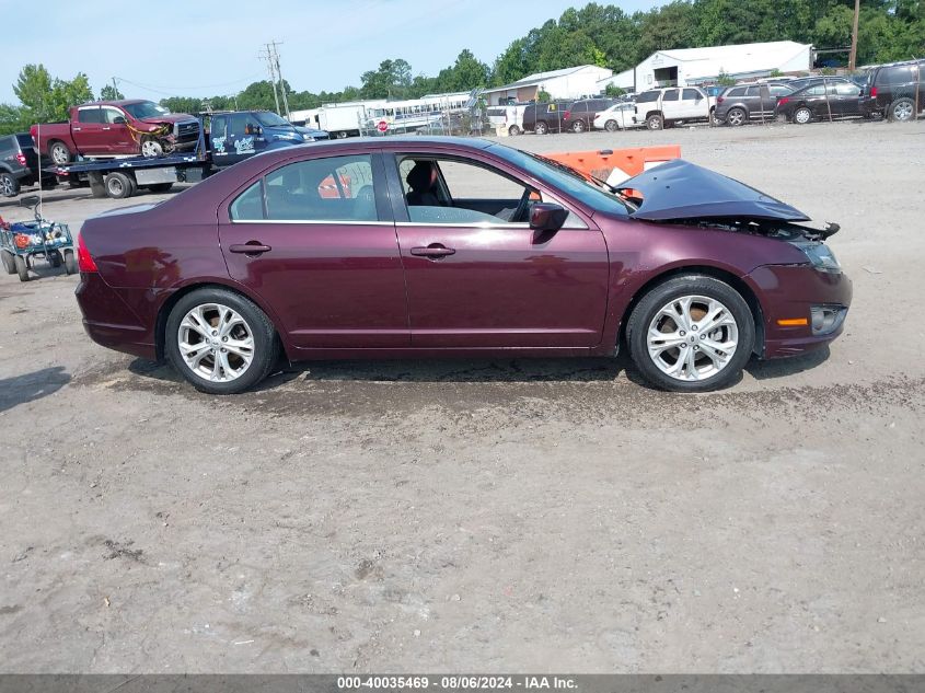 2012 Ford Fusion Se VIN: 3FAHP0HG9CR321027 Lot: 40035469