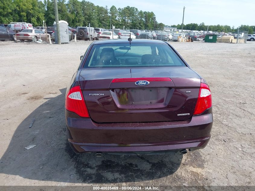 2012 Ford Fusion Se VIN: 3FAHP0HG9CR321027 Lot: 40035469