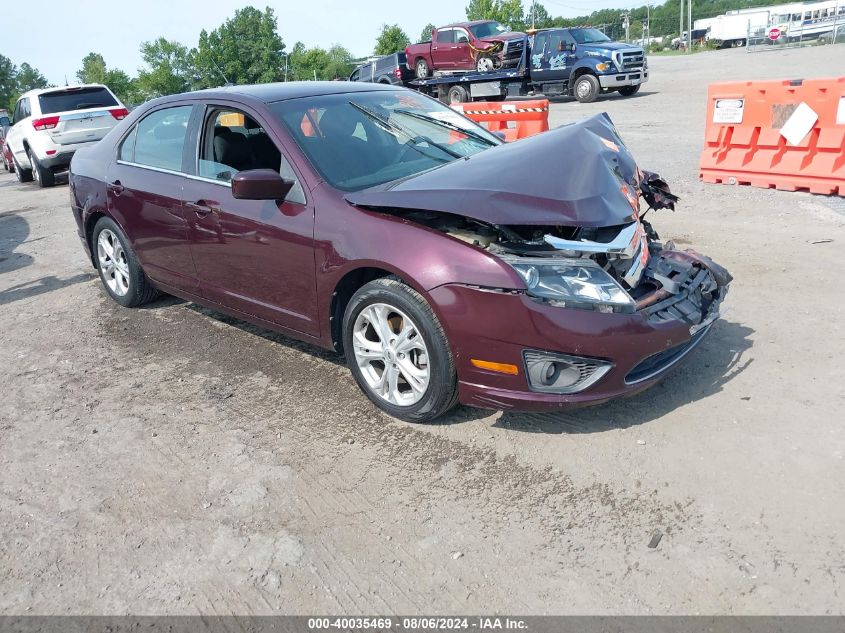 2012 Ford Fusion Se VIN: 3FAHP0HG9CR321027 Lot: 40035469