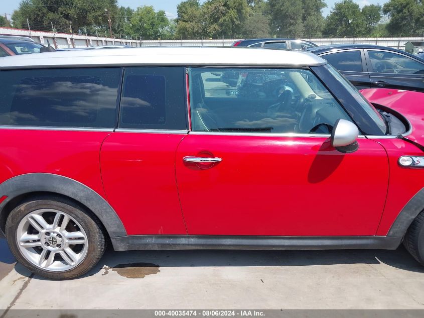 2011 Mini Cooper S Clubman VIN: WMWZG3C59BTY30115 Lot: 40035474