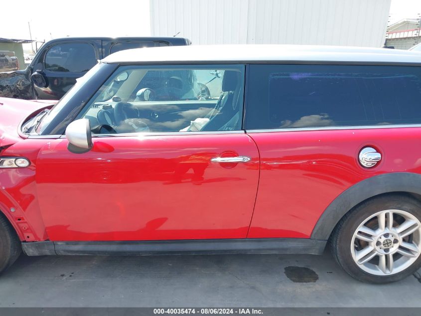 2011 Mini Cooper S Clubman VIN: WMWZG3C59BTY30115 Lot: 40035474