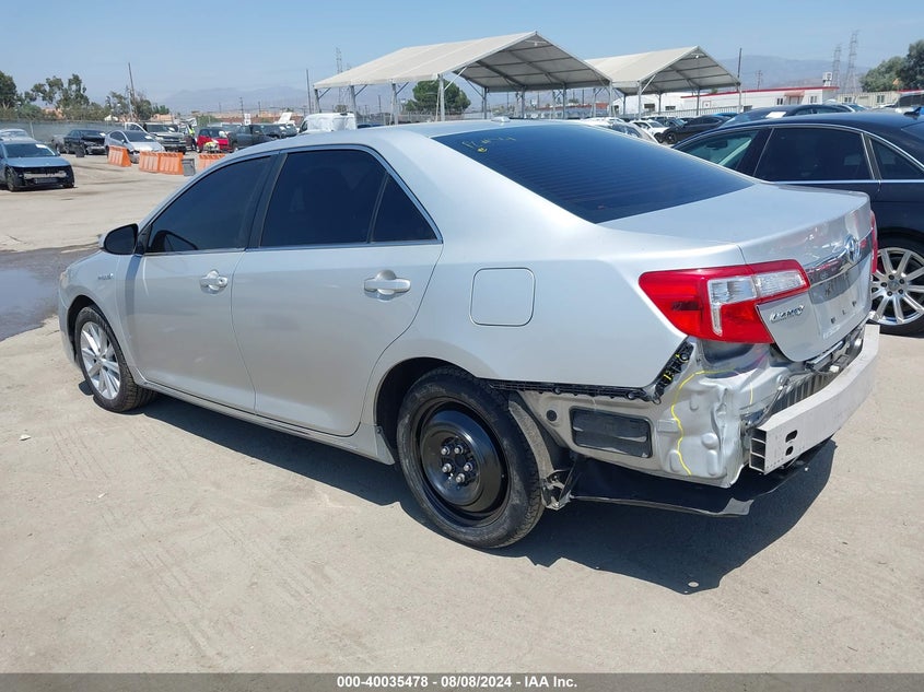 2014 TOYOTA CAMRY HYBRID XLE - 4T1BD1FK7EU104444