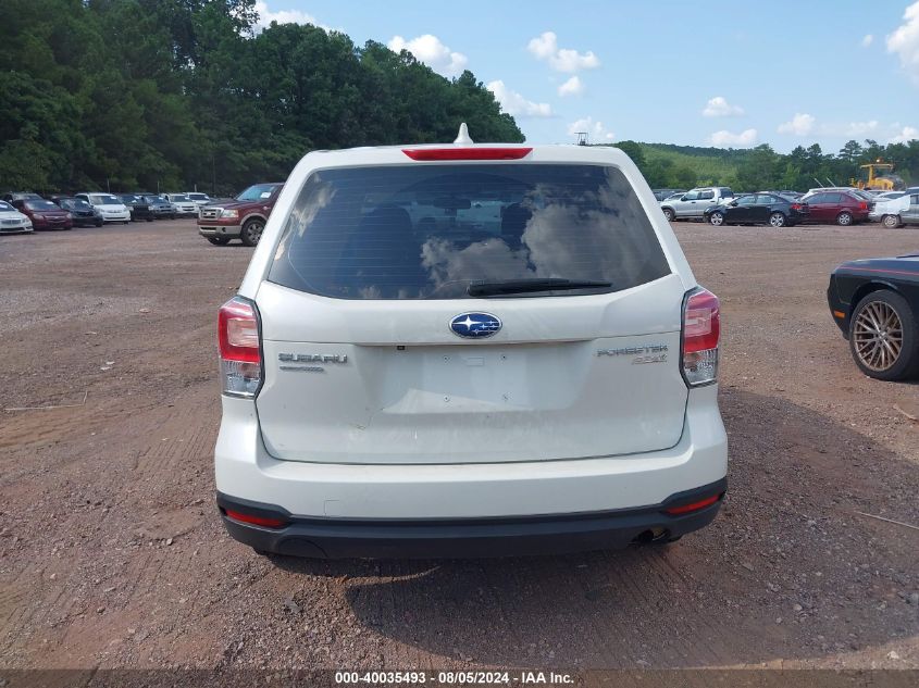 2017 Subaru Forester 2.5I VIN: JF2SJAAC8HH477262 Lot: 40035493