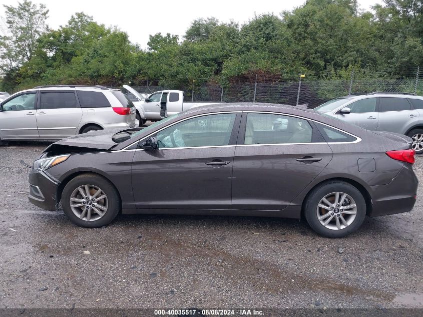 2017 Hyundai Sonata 2.4L VIN: 5NPE24AF0HH528890 Lot: 40035517
