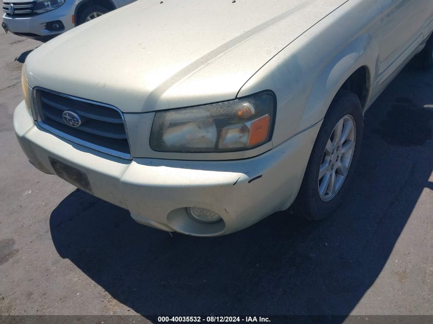 2005 Subaru Forester 2.5Xs VIN: JF1SG65685G727640 Lot: 40035532