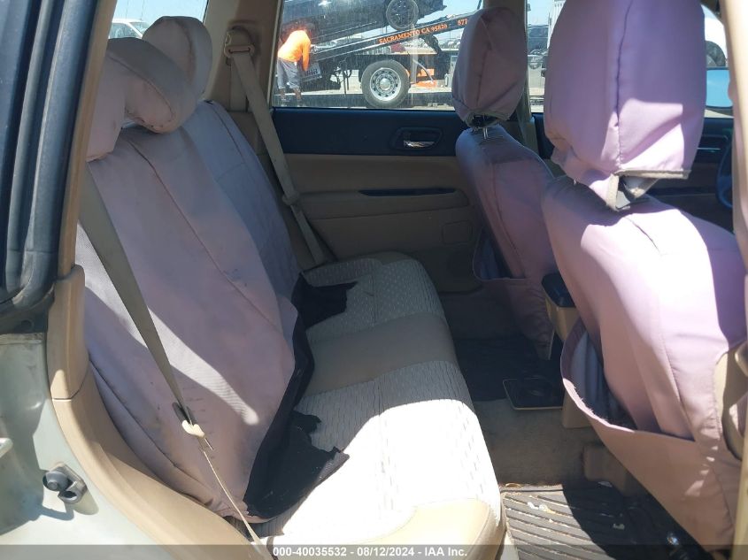 2005 Subaru Forester 2.5Xs VIN: JF1SG65685G727640 Lot: 40035532