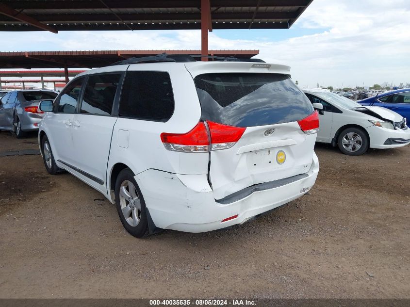 2011 Toyota Sienna Le V6 VIN: 5TDKK3DC9BS152061 Lot: 40035535