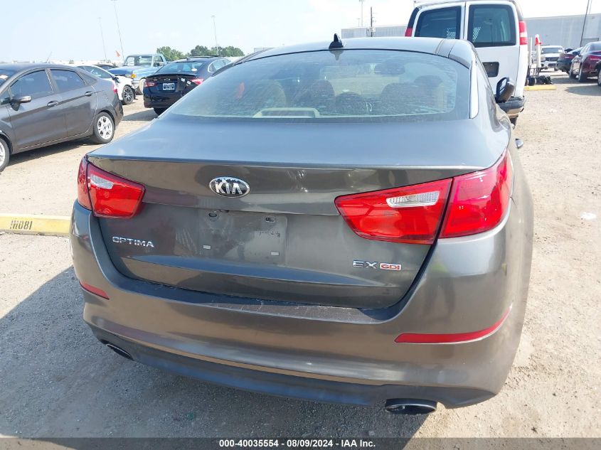 2014 Kia Optima Ex VIN: 5XXGN4A76EG295114 Lot: 40035554