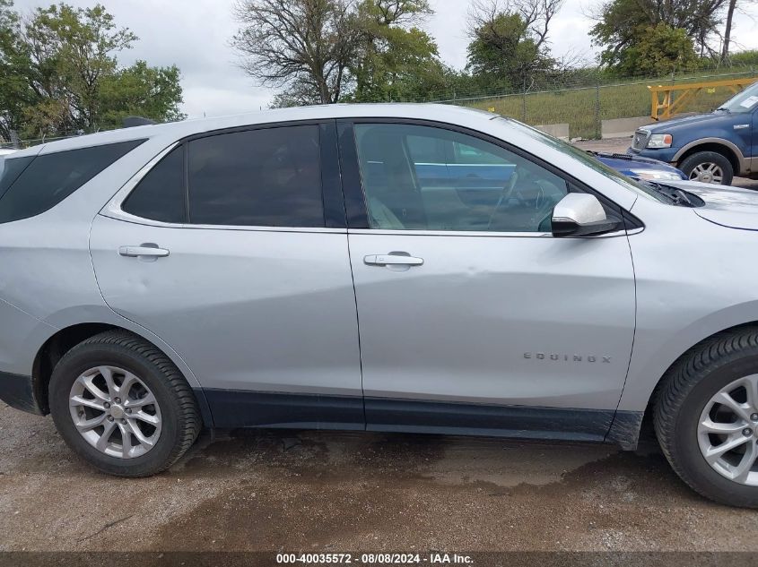 2018 Chevrolet Equinox Lt VIN: 3GNAXJEV6JL109455 Lot: 40035572