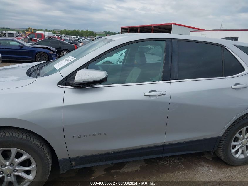 2018 Chevrolet Equinox Lt VIN: 3GNAXJEV6JL109455 Lot: 40035572