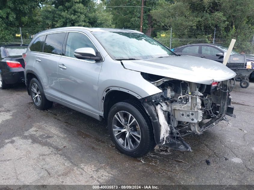 2016 TOYOTA HIGHLANDER XLE V6 - 5TDJKRFH7GS252982