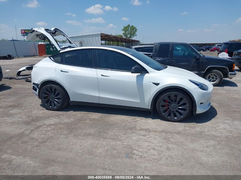 2021 Tesla Model Y Performance Dual Motor All-Wheel Drive VIN: 5YJYGDEF7MF264620 Lot: 40035589