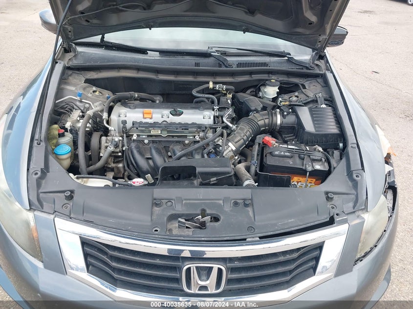 2010 Honda Accord 2.4 Lx VIN: 1HGCP2F36AA174657 Lot: 40035635