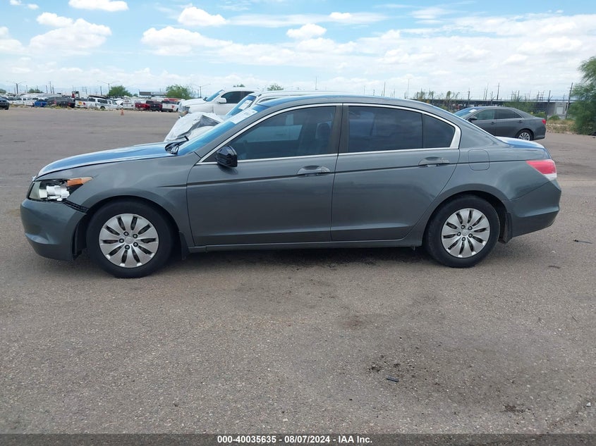 2010 Honda Accord 2.4 Lx VIN: 1HGCP2F36AA174657 Lot: 40035635
