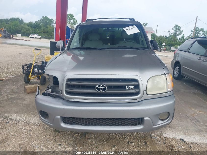 2003 Toyota Sequoia Sr5 V8 VIN: 5TDZT34A33S145778 Lot: 40035644
