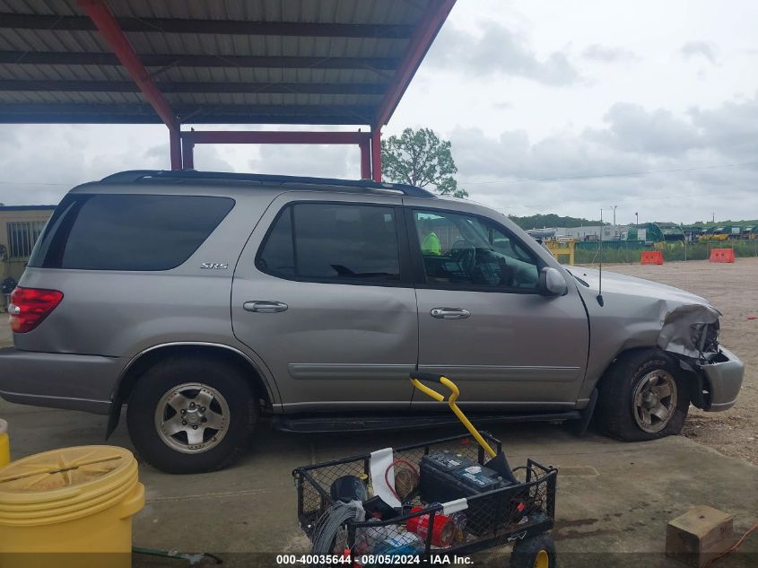 2003 Toyota Sequoia Sr5 V8 VIN: 5TDZT34A33S145778 Lot: 40035644