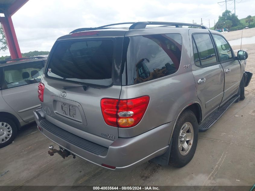 2003 Toyota Sequoia Sr5 V8 VIN: 5TDZT34A33S145778 Lot: 40035644