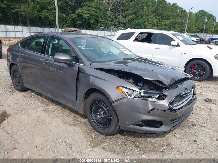 2013 FORD FUSION S - 3FA6P0G77DR211586