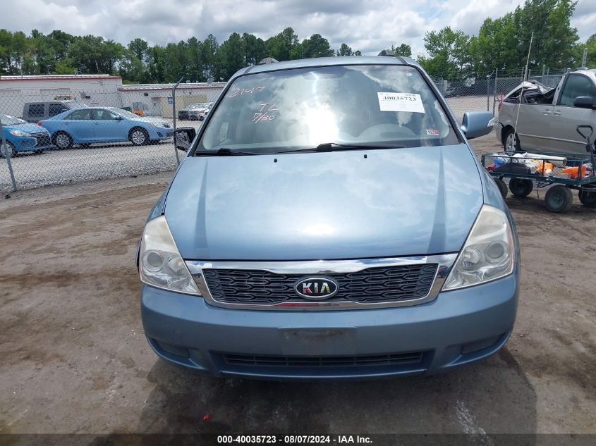 2012 Kia Sedona Lx VIN: KNDMG4C72C6429087 Lot: 40035723