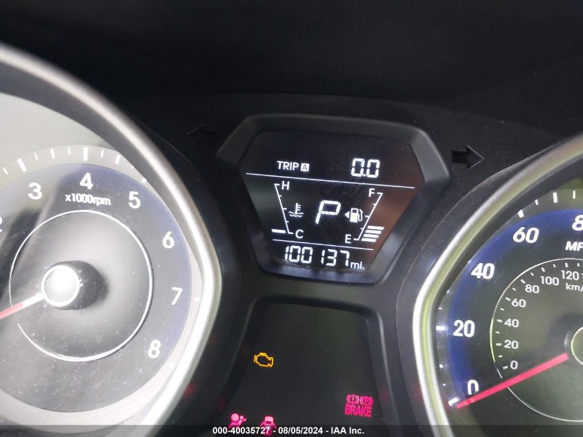 2016 Hyundai Elantra Se VIN: 5NPDH4AEXGH782302 Lot: 40035727