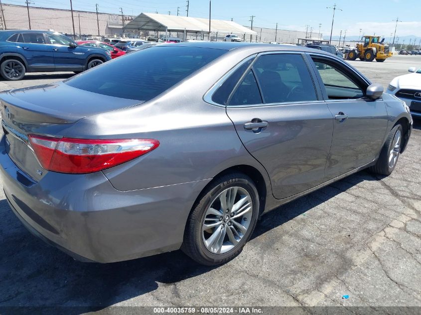 2015 Toyota Camry Se VIN: 4T1BF1FK9FU995560 Lot: 40035759