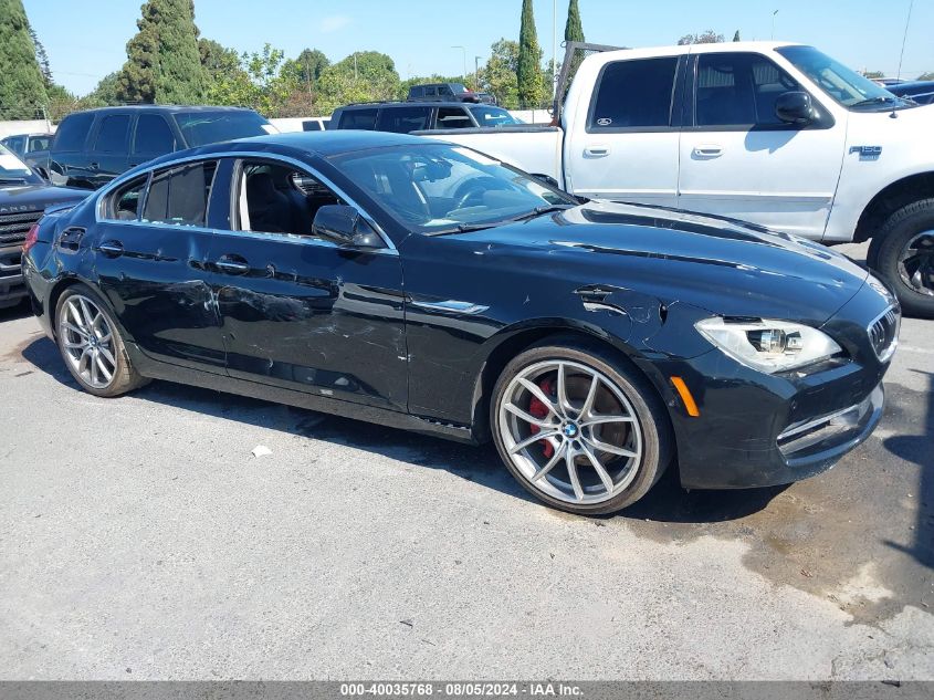 2014 BMW 650I Gran Coupe VIN: WBA6B2C58ED129446 Lot: 40035768