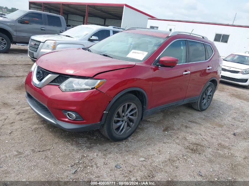 5N1AT2MTXGC912649 2016 NISSAN ROGUE - Image 2