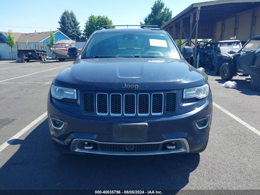 2014 Jeep Grand Cherokee Overland VIN: 1C4RJFCM2EC505582 Lot: 40035796