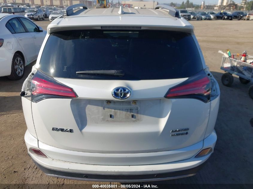 2017 Toyota Rav4 Hybrid Limited VIN: JTMDJREV6HD123040 Lot: 40035801