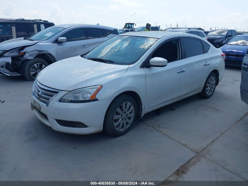 2014 Nissan Sentra Fe+ S/Fe+ Sv/S/Sl/Sr/Sv VIN: 3N1AB7AP4EL650501 Lot: 40035830