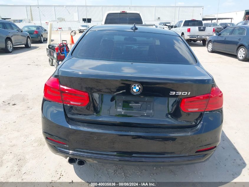 2018 BMW 330I VIN: WBA8B9G56JNU58033 Lot: 40035836