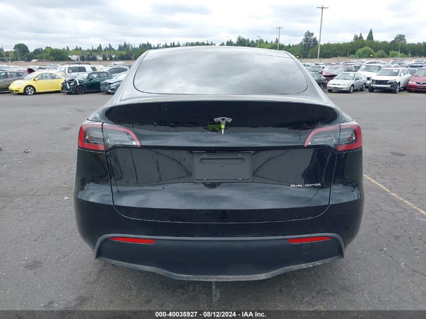 2024 Tesla Model Y Long Range Dual Motor All-Wheel Drive VIN: 7SAYGAEE6RF984426 Lot: 40035927