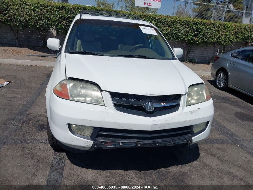 2002 Acura Mdx VIN: 2HNYD18432H539242 Lot: 40035935