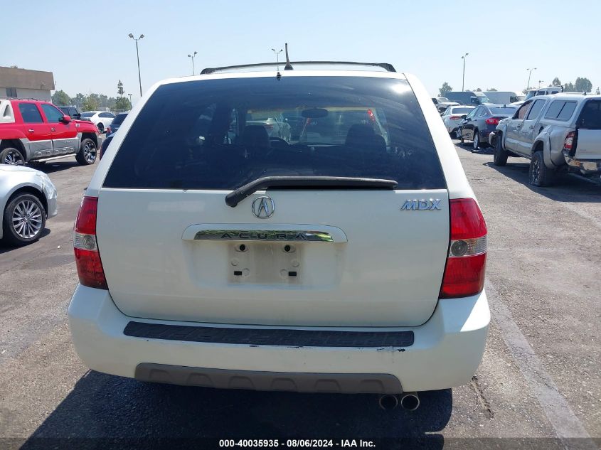 2002 Acura Mdx VIN: 2HNYD18432H539242 Lot: 40035935