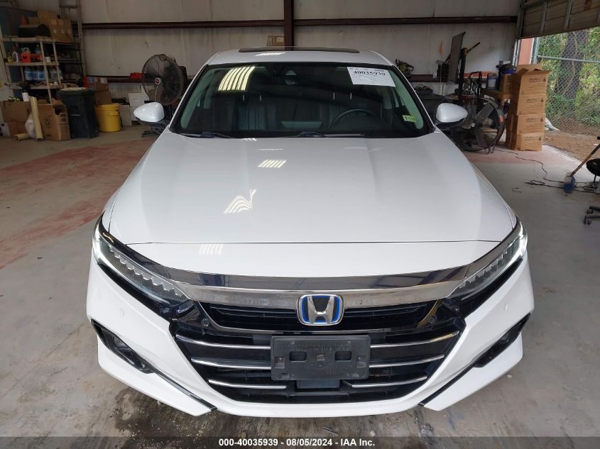 2021 Honda Accord Hybrid Touring VIN: 1HGCV3F90MA000703 Lot: 40035939