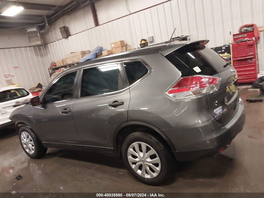 2016 Nissan Rogue S/Sl/Sv VIN: 5N1AT2MV0GC798839 Lot: 40035980